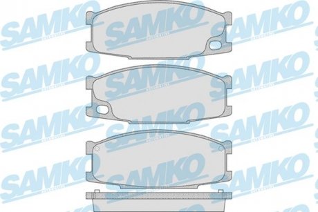 Гальмівні колодки, дискове гальмо (набір) SAMKO 5SP892