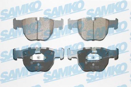 Гальмівні колодки, дискове гальмо (набір) SAMKO 5SP909