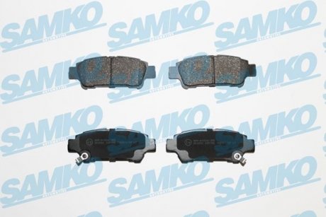 Гальмівні колодки, дискове гальмо (набір) SAMKO 5SP996 (фото 1)