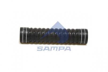 Патрубок радиатора Scania L=350 силикон/ / 1375718 SAMPA 040.451 (фото 1)