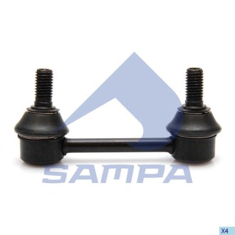 Фото автозапчастини тяга куліси кпп SCANIA P/G/R/T L-82mm M10x1.5mm SAMPA 043.130