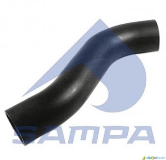 Фото автозапчасти патрубок радиатора DAF 95XF/XF95 VF373M-XF355M 1987-2006 d60xd72mm L-346mm верхн. SAMPA 050.132