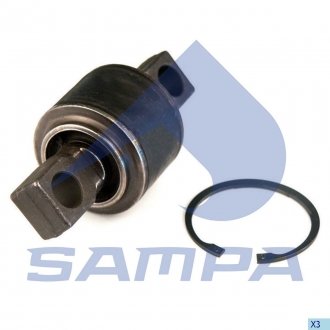 Сайлентблок тяги реактивної DAF 65CF/75CF/85CF/95XF/CF75/CF85/XF105 d75x21mm L-130mm SAMPA 050.529