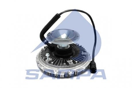 Вискомуфта вентилятора (гидромуфта, вентилятор охлаждение двигателя) DAF 95XF (233 мм) (1427573 | -01) SAMPA 051.022