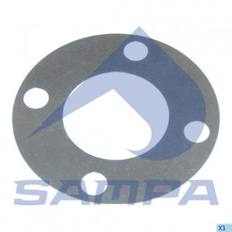 Пластина шайба привода ТНВД 61x122x98 DAF F95, 95XF (1327052) SAMPA 051.038
