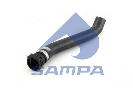 Патрубок системы охлаждения DAF XF95/XF105 EURO 4/5 >2002 d20/26мм с подключением SAMPA 051.290 (фото 1)