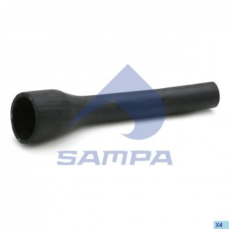 Патрубок системы охлаждения DAF 65CF/75CF/85CF/95 XF/LF45/LF55/XF95 >1997 d25xd45x238mm SAMPA 051.412