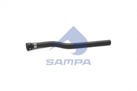 Патрубок системи охолодження (вентиляціії картера) DAF XF105 MX300/MX340/MX375 >2005 d9mm L-290mm SAMPA 052.014 (фото 1)