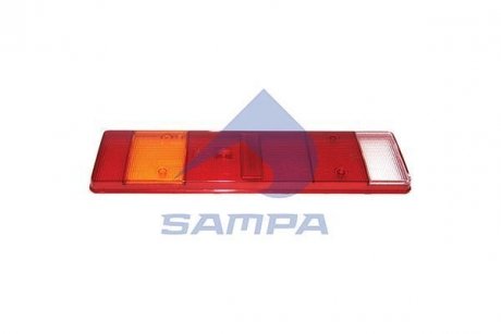 Скло ліхтаря заднього 7-секційного плоского SAMPA 061.082