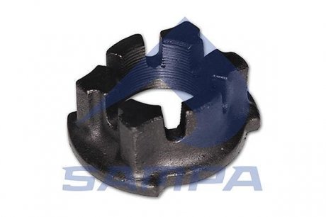 Фото автозапчасти гайка ступицы колеса BPW M52x2mm H-40mm ключ-80 d106mm SAMPA 070.034