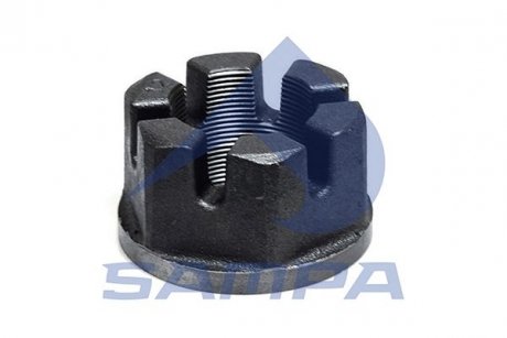 Фото автозапчастини гайка ступиці BPW M52x2mm H-52mm ключ-80 SAMPA 070.037