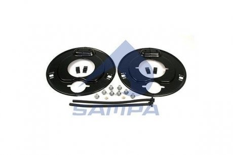 Защита колодок тормозных 300x200mm BPW SN 3020 d131.5xd334x28mm (на ось) SAMPA 070.558