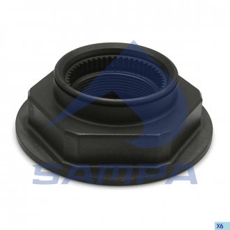 Фото автозапчастини гайка ступиці BPW ECO PLUS M52x2mm H-120mm ключ-95 SAMPA 071.027/SD