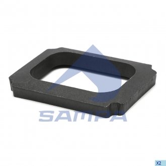 Фото автозапчасти кольцо плиты центровочное BPW 72.5x60x8mm SAMPA 071.045