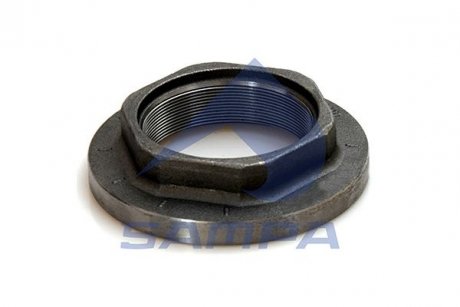 Фото автозапчасти гайка ступицы SAF B/SK/SKRB/SKRLB, SCHMITZ M72x1.5mm ключ-85 правый SAMPA 075.067 (фото 1)