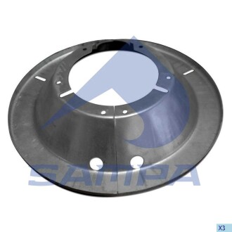 Фото автозапчастини захист гальмівного механізму SMB 184x462x85 SAMPA 088.004