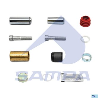 Фото автозапчастини ремкомплект супорта SN6 - SN7 (направл.+пильн.) SAMPA 095.569