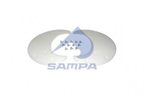 Накладки сідла SK-S 36.20W (накладки+болти) SAMPA 096.506