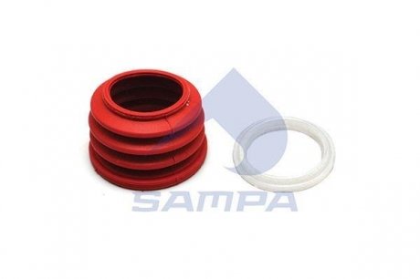 Ремкомплект суппорта (пыльник пальца) SB5/SB6/SB7 (красная гофра) SAMPA 096.799
