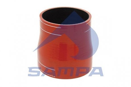 Патрубок интеркулера (100/115х130) красный/ / 0009970653 SAMPA 100.401 (фото 1)