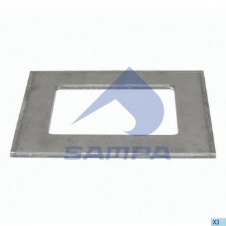 Плита ресори BPW 140X101,5 mm SAMPA 105.475 (фото 1)