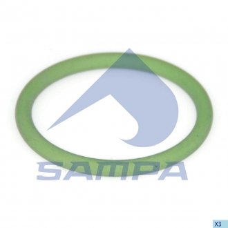 Кольцо резиновое 29.2x3x35.2x3 масляного насоса SCANIA (низ) SAMPA 115.679