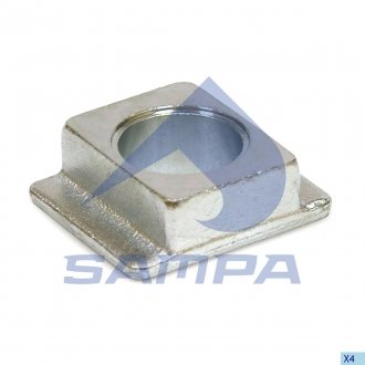 Втулка BPW пальца полурессоры (квадратная) d30 50х60 (0318120080) SAMPA 118.010 (фото 1)