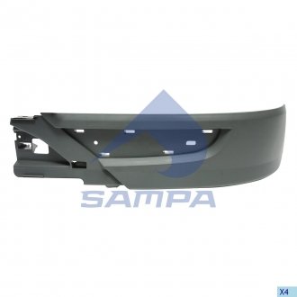 Накладка на бампер SAMPA 1810 0557 (фото 1)