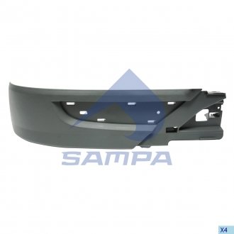 Накладка на бампер SAMPA 1810 0558