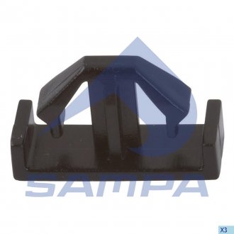 Зажим решетки радиатора пружинный SCANIA CG/CR/CP SAMPA 18400128 (фото 1)