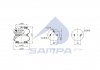 Пневморесори балонного типу ROR 220x215 SAMPA SP 55220-2P (фото 2)