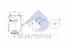 Пневморессора\Пневмоподушка 4022NP02 (SAF) 2 шпильки смещены+воздух М22 без стакана 16 мм (4284300600) SAMPA SP 554022 (фото 1)