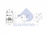 Пневмоподушка SAMPA SP 554156-K05 (фото 2)