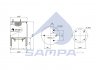 Пневморесора зі стаканом (сталь) (вир-во) SAMPA SP 55811-K03 (фото 2)