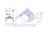 Пневмоподушка 912NP01 SAF со стаканом SAMPA SP 55912-K02 (фото 2)