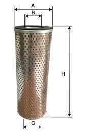Фильтр гидравлики CATERPILLAR D8 (1R-0719, PT189, P559740, HF6097) SAMPIYON CE1170H (фото 1)