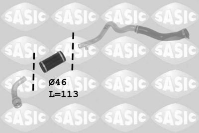 Патрубок інтеркулера Dacia Logan/Sandero 1.5dCi 05- (короткий) SASIC 3334062