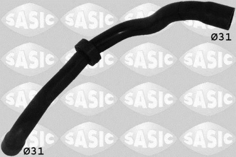 Шланг резиновой системы охлаждения нижний (31мм/31мм) SEAT AROSA; Volkswagen LUPO, POLO 1.4/1.6 10.94-07.05 SASIC 3406047 (фото 1)