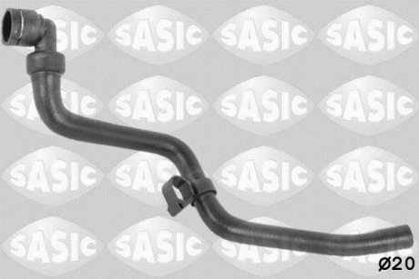 Патрубок обогревателя (20мм) OPEL ASTRA J, ASTRA J GTC 1.4/1.4LPG 12.09- SASIC 3406332