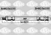 Фото автозапчастини гальмівний шланг, перед ліва/права (довжина 420мм, M10x1/M10x1) FIAT BARCHETTA, PUNTO; LANCIA Y 1.1-1.8 09.93-05.05 SASIC SBH6289 (фото 1)