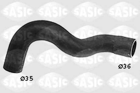 Резиновый шланг системы охлаждения FORD TRANSIT 2.5D 10.83-08.94 SASIC SWH6666 (фото 1)