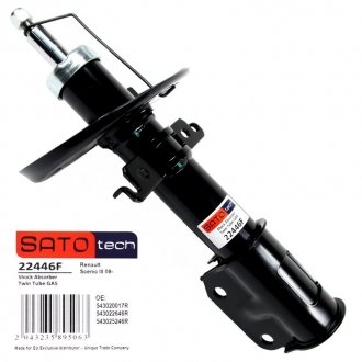 Амортизатор передній SCENIC/GRAND SCENIC 09- SATO TECH 22446F
