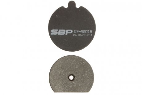Комплект тормозных колодок JCB; JCB 3, 4 SBP 07-AG015 (фото 1)