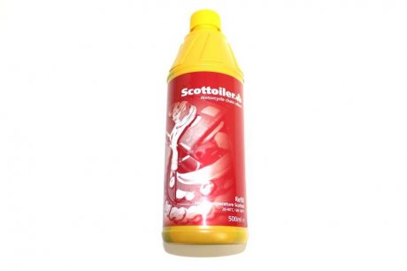 Спеціальна олива Scottoil (0,5L +високотемпературна - червона, для високої температури навколишнього середовища) SCOTTOILER SA-0004