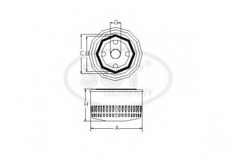 Гидрофильтр, автоматическая коробка передач SCT / Mannol SM 5041 (фото 1)