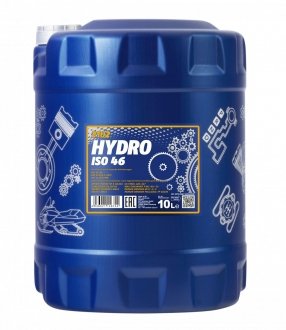 Масло гидравлическое на минеральной основе: MN Hydro ISO 46 10L, SCT / Mannol MN2102-10