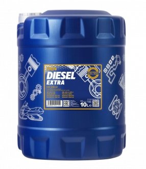 Масло моторное на минеральной основе: MN Diesel Extra 10W-40 10L, SCT / Mannol MN7504-10 (фото 1)
