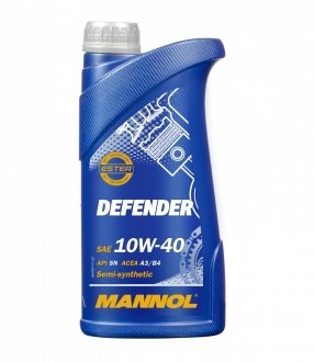 Масло моторное на минеральной основе: MN Defender 10w-40 1L, SCT / Mannol MN7507-1
