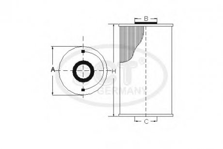 Топливный фильтр SCT / Mannol ST 769
