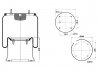 Фото автозапчасти пневмоподушка (с мет стаканом) SAF, ROR 4 шпильки-воздух, W01M587385, 912NP02, 1T19E4, 1D28D2, D13B03, M060770, 08419472 (21222673, 3229001300, 507782, 912NP02) SEM LASTIK 72.912.C02 (фото 1)